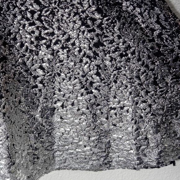 Free People Ombre Lace Dress Black Silver Size XS Romantic Occasion - Picture 7 of 11
